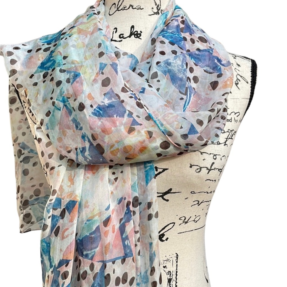 Front Row Society 100% Silk Scarf Excellent Condition